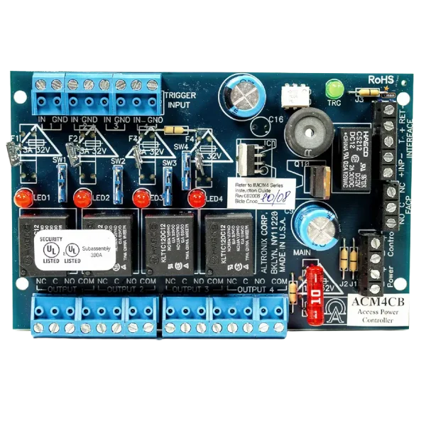 CONTROLADOR DE FUENTE ACCESO 4CH