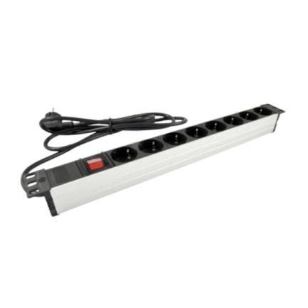 PDU DE 8 TOMAS CON INTERRUPTOR DIFERENCIAL - 1U