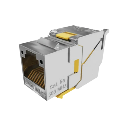 RJ45 CAT6A 360° shielded AWG22 tooless connector)