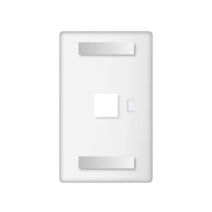 FACE PLATE DE 1 PUERTO
