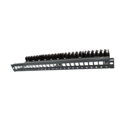 PATCH PANEL 1RU 24 PUERTOS MODULAR VACÍO BLINDADO