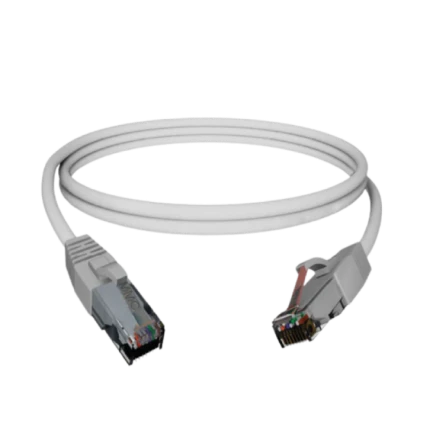 LATIGUILLO CAT6A 10Gbit/s S/FTP LSZH GRIS 0.5 M