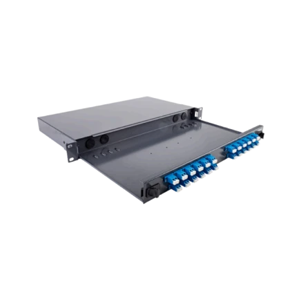 PATCH PANEL DE FIBRA ÓPTICA DE 1U 19″