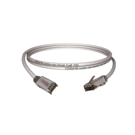 PATCH CORD CAT6 10Gbit/s LSZH GRIS 3 M