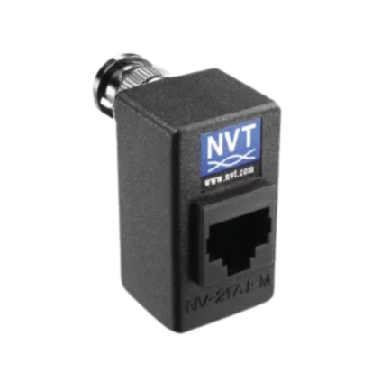 TRANSCEPTOR INDIVIDUAL DE VIDEO CON
 COLA COXIAL